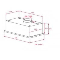 Hota Incorporabila GFG 2 INOX, 55 cm